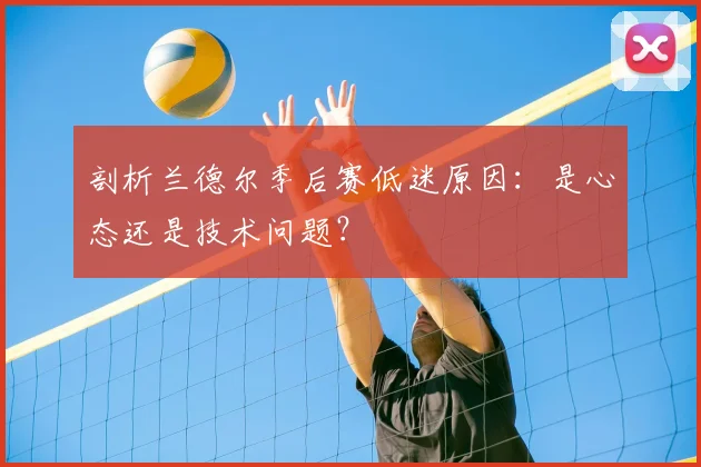 剖析兰德尔季后赛低迷原因：是心态还是技术问题？